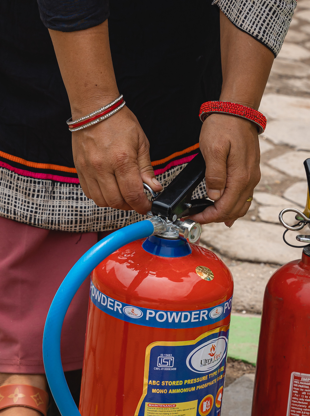 Fire Safety Training at Felt and Yarn